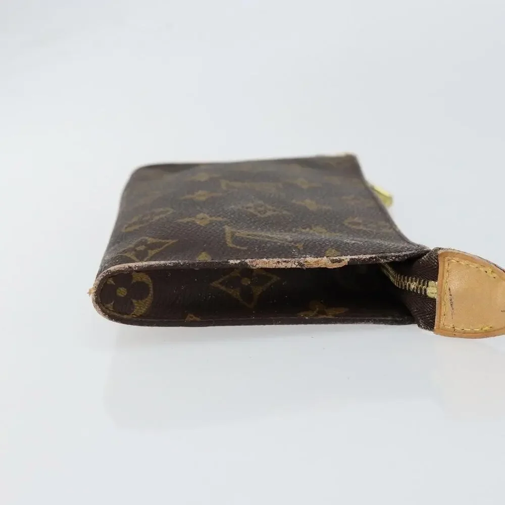 Louis Vuitton Monogram Bucket GM Accessory Pouch Brown